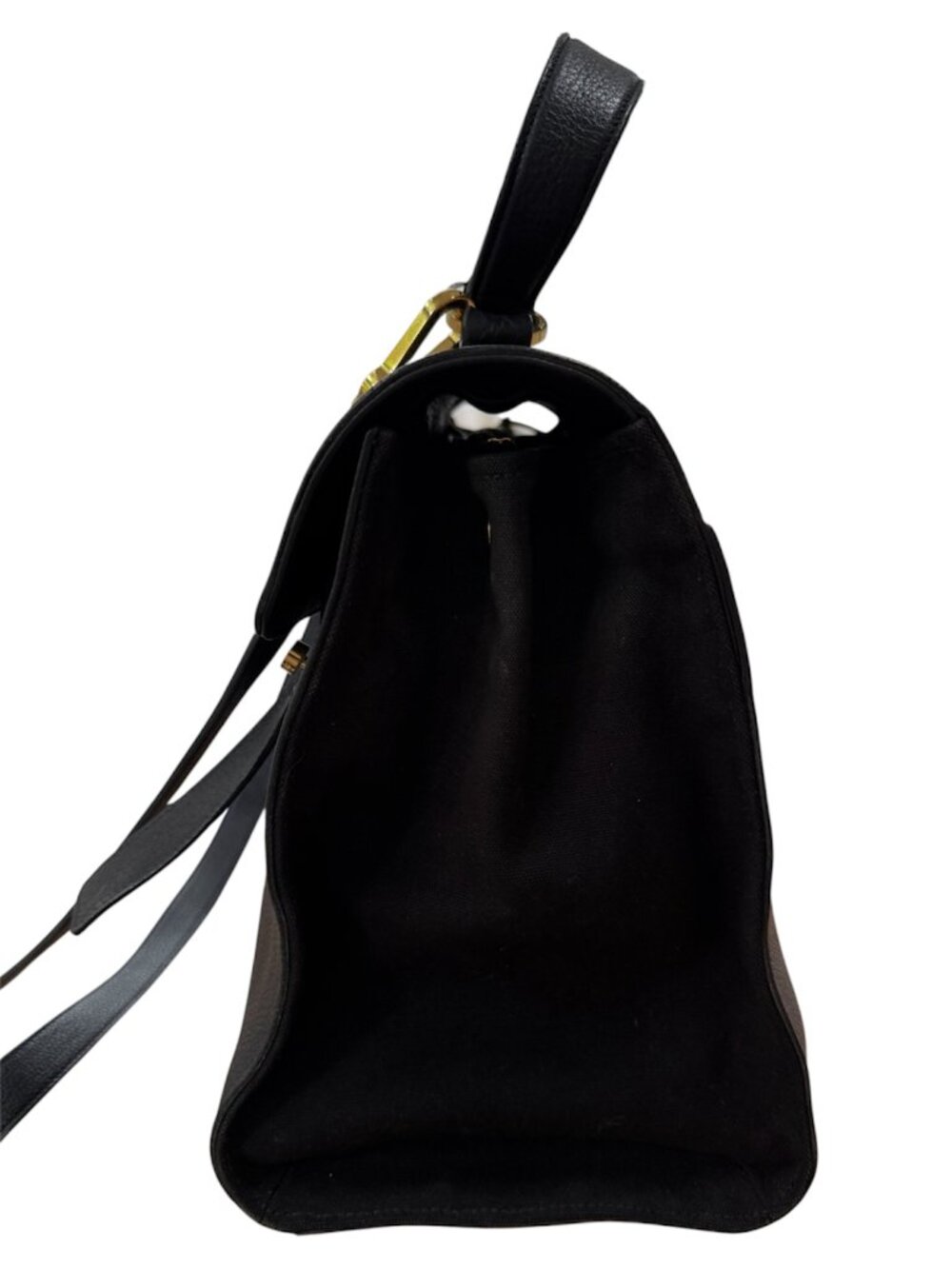 Authentic YSL Yves Saint Laurent Muse Two Black Leather Satchel/Shoulder Bag - Picture 15 of 16